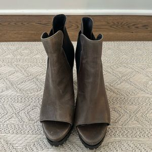 ALL SAINTS PEEP TOE BOOTIES